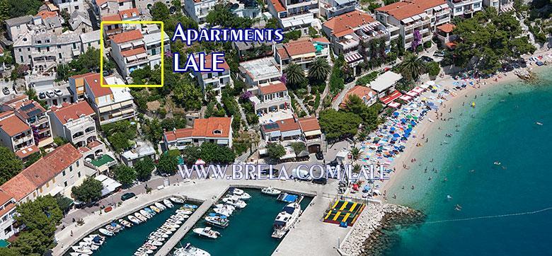 Apartmans Lale Brela Esterno foto