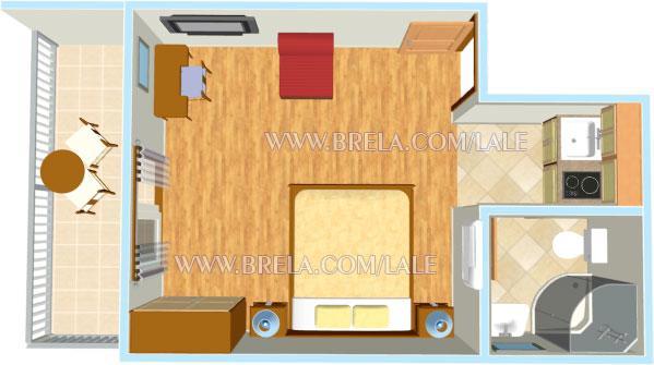 Apartmans Lale Brela Esterno foto